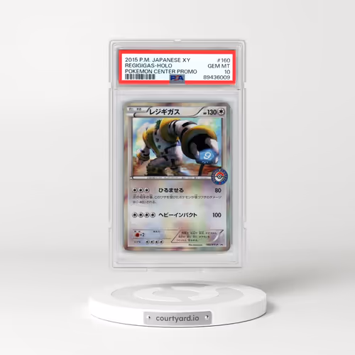 2015 Pokémon XY Promo #160 Regigigas - Holo Pokemon Center (PSA 10 GEM MINT)