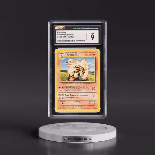 1999 Base Set #23/102 Arcanine (CGC 9 MINT)