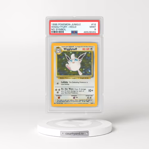 1999 Jungle #16 Wigglytuff - Holo No Symbol (PSA 9 MINT)