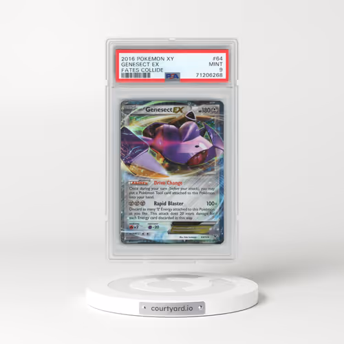 2016 Pokémon XY Fates Collide #64 Genesect EX - Holo (PSA 9 MINT)