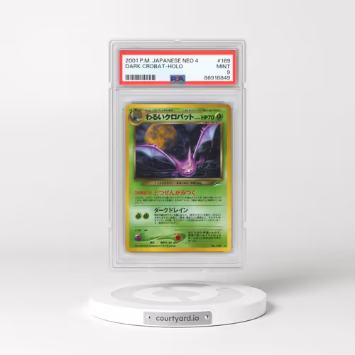 2001 Pokémon Neo 4 #169 Dark Crobat - Holo (PSA 9 MINT)