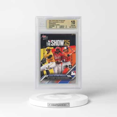 2024 Topps Now Offseason #OS17 Elly de La Cruz/Gunnar Henderson/Paul Skenes (BGS 10 PRISTINE)