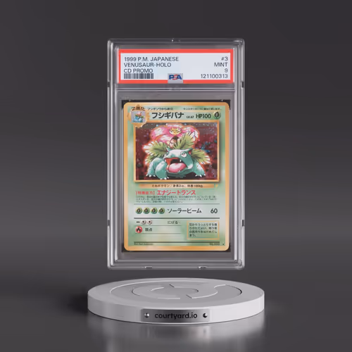 1999 Pokémon CD Promo #3 Venusaur - Holo CD Promo (PSA 9 MINT)