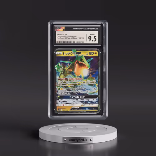 2019 Tag Team GX: Tag All Stars #100/173 Rayquaza GX - Holo (CGC 9.5 MINT+)