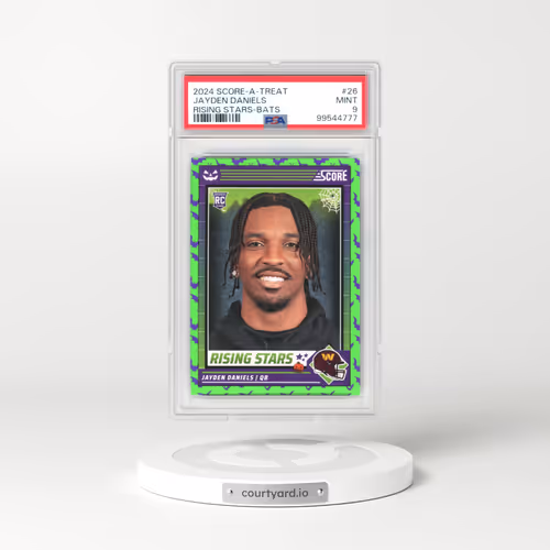 2024 Panini Score-A-Treat Rising Stars #26 Jayden Daniels - Bats (PSA 9 MINT)