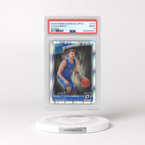 2018 Panini Donruss Optic #177 Luka Doncic - Shock (PSA 9 MINT)