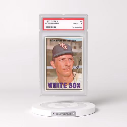 1967 Topps #9 Ron Hansen (PSA 8 NM-MT)