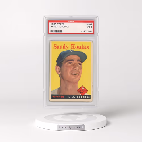1958 Topps #187 Sandy Koufax (PSA 3 VG)