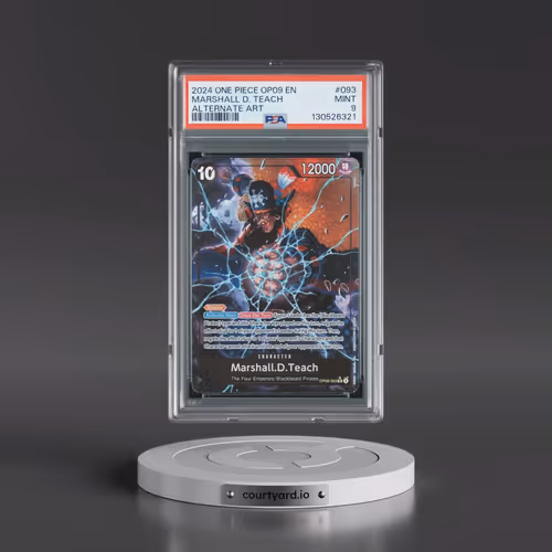 2024 One Piece OP09-Emperors in the New World #093 Marshall D. Teach - Alternate Art (PSA 9 MINT)