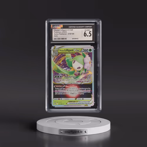 Astral Radiance #018/189 Hisuian Lilligant VSTAR - Holo (CGC 6.5 EX-NM+)