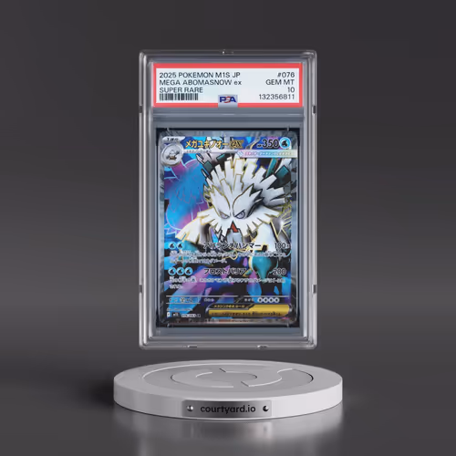 2025 Pokémon M1s-Mega Symphonia #076 Mega Abomasnow EX - Holo Super Rare (PSA 10 GEM MINT)