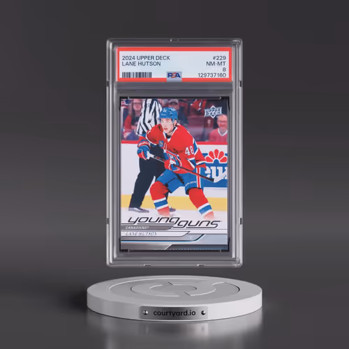 2024 Upper Deck #229 Lane Hutson (PSA 8 NM-MT)