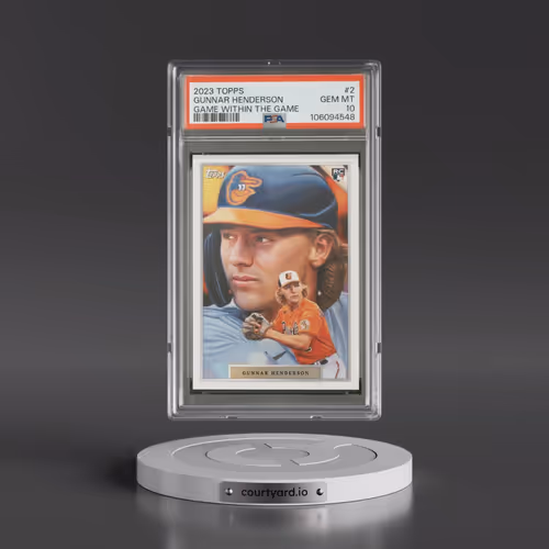 2023 Topps Game Within the Game #2 Gunnar Henderson (PSA 10 GEM MINT)