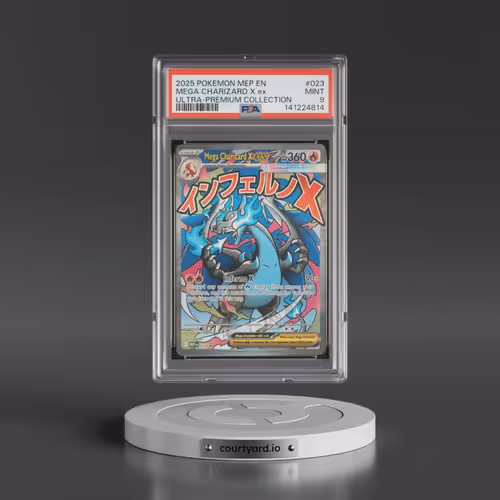 2025 Pokémon Mep EN-Me Black Star Promo #023 Mega Charizard X EX - Holo Mega Charizard X EX Ultra-Pr
