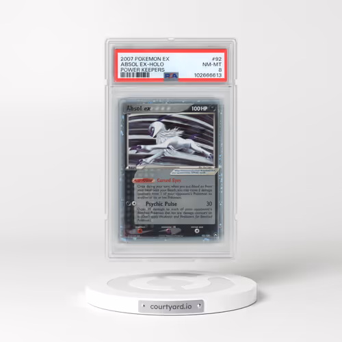 2007 Pokémon EX Power Keepers #92 Absol EX - Holo Holo (PSA 8 NM-MT)