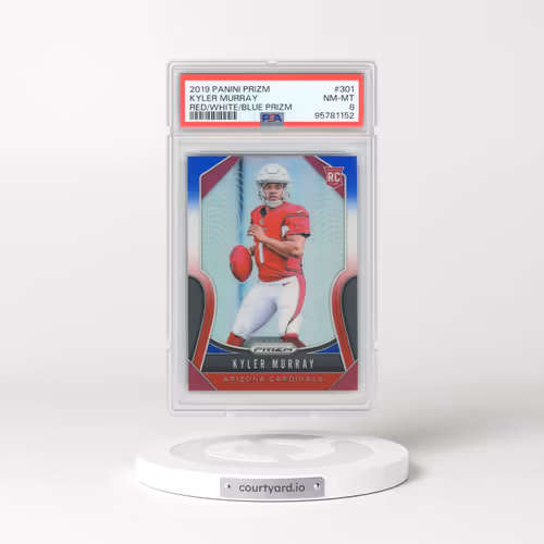 2019 Panini Prizm #301 Kyler Murray - Red/White/Blue Prizm (PSA 8 NM-MT)