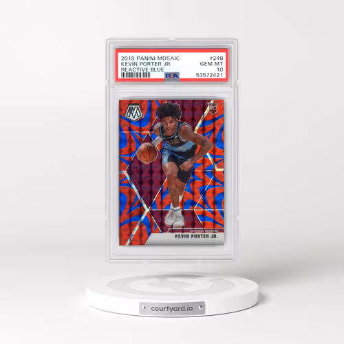 2019 Panini Mosaic #248 Kevin Porter Jr. - Reactive Blue (PSA 10 GEM MINT)