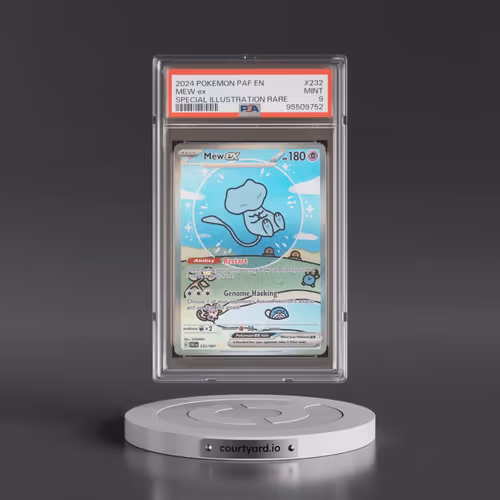 2024 Pokémon Paf EN-Paldean Fates #232 Mew EX - Holo Special Illustration Rare (PSA 9 MINT)