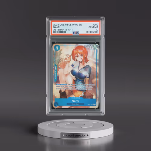 2024 One Piece OP09-Emperors in the New World #050 Nami - Alternate Art (PSA 10 GEM MINT)