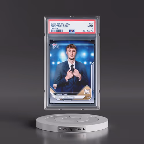 2025 Topps Now Draft #D1 Cooper Flagg (PSA 9 MINT)