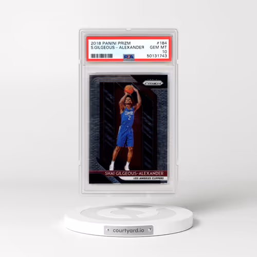 2018 Panini Prizm #184 Shai Gilgeous-Alexander (PSA 10 GEM MINT)