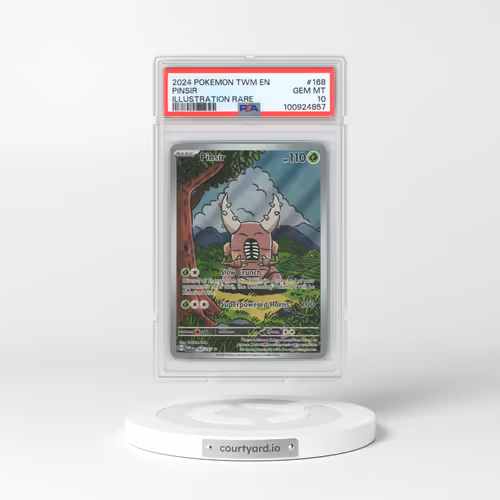 2024 Pokémon Twm EN-Twilight Masquerade #168 Pinsir - Illustration Rare (PSA 10 GEM MINT)