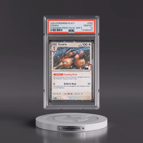 2024 Pokémon Play! Pokemon Prize Pack: Series 5 #085 Dodrio (PSA 10 GEM MINT)