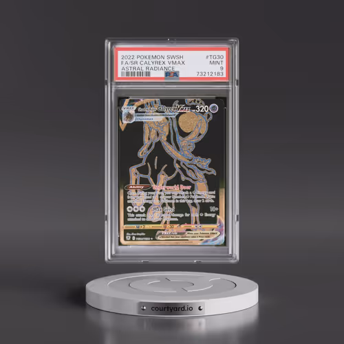 2022 Pokémon Sword & Shield Astral Radiance #TG30 Shadow Rider Calyrex Vmax - Full Art (PSA 9 MINT)