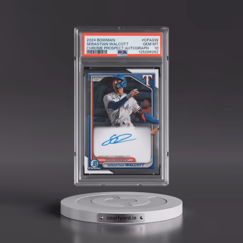 2024 Bowman Chrome Prospect Autographs #CPASW Sebastian Walcott (PSA 10 GEM MINT)