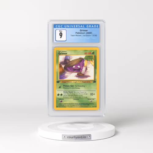 2000 Team Rocket #57/82 Grimer - 1st Edition 1st Edition (CGC 9 MINT)