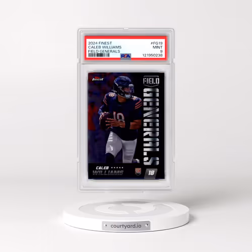 2024 Topps Finest Field Generals #FG19 Caleb Williams (PSA 9 MINT)