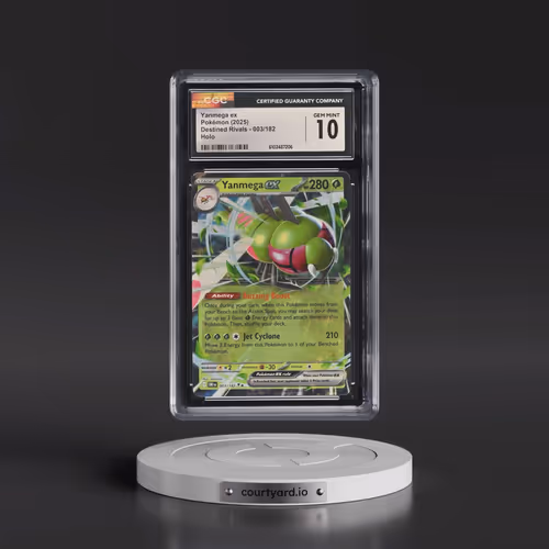 2025 Destined Rivals - DRI EN #003/182 Yanmega ex - Holo (CGC 10 GEM MINT)