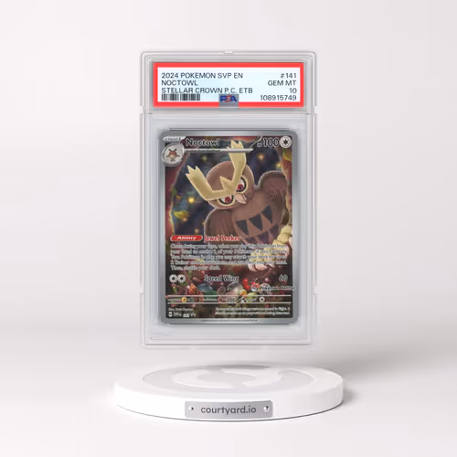 2024 Pokémon Svp EN-SV Black Star Promo #141 Noctowl - Stellar Crown Pokemon Center Elite Trainer Bo