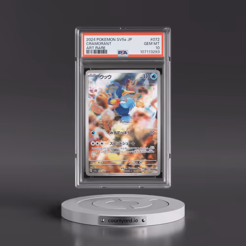 2024 Pokémon Sv5a-Crimson Haze #072 Cramorant - Art Rare (PSA 10 GEM MINT)