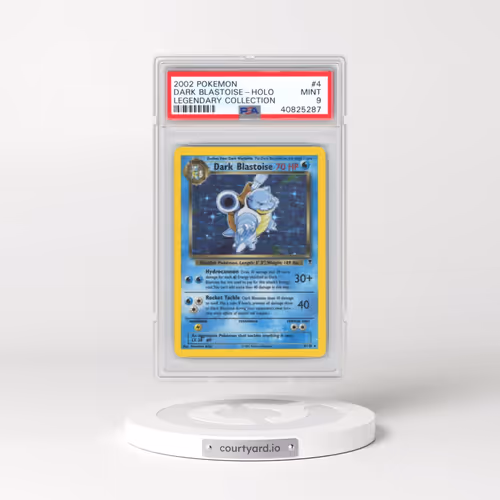 2002 Pokémon Legendary Collection #4 Dark Blastoise - Holo (PSA 9 MINT)