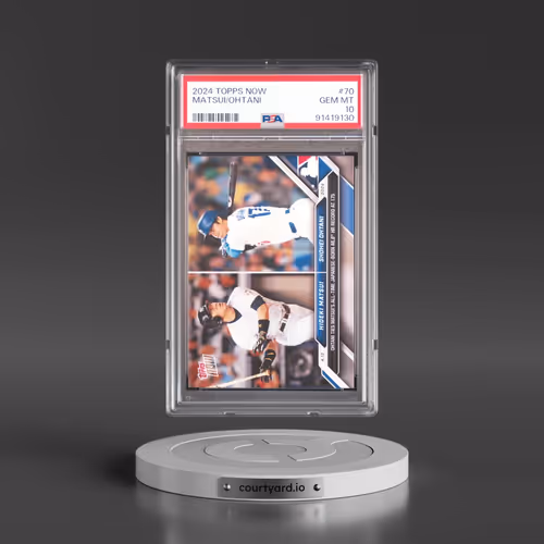 2024 Topps Now #70 Hideki Matsui/Shohei Ohtani (PSA 10 GEM MINT)