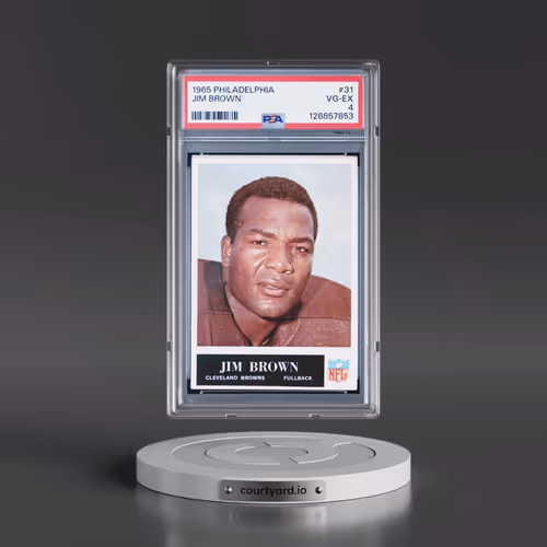 1965 Philadelphia #31 Jim Brown (PSA 4 VG-EX)