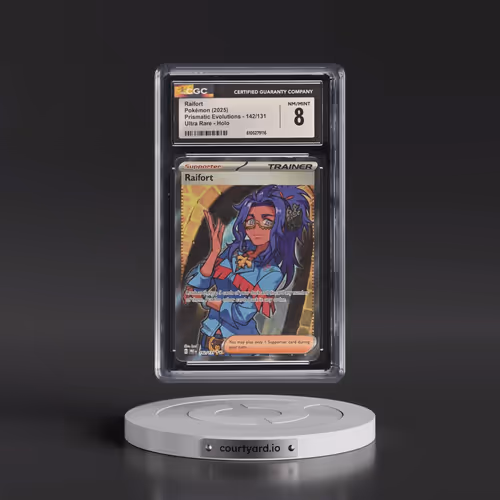 2025 Prismatic Evolutions - PRE EN #142/131 Raifort - Ultra Rare Holo (CGC 8 NM-MT)