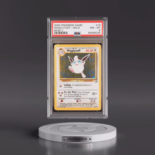 2000 Pokémon Game Base II #19 Wigglytuff - Holo (PSA 8 NM-MT)