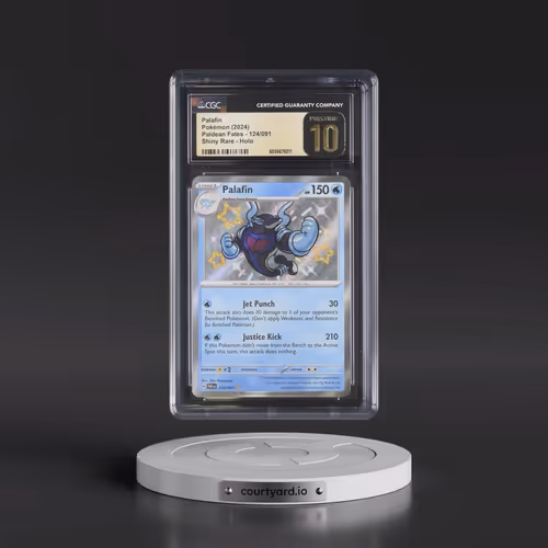 2024 Pokémon Paf EN-Paldean Fates #124 Palafin - Shiny Rare (CGC 10 PRISTINE)
