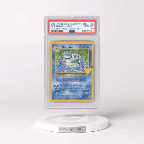 2021 Pokémon Celebrations Classic Collection #2 Blastoise - Holo (PSA 10 GEM MINT)