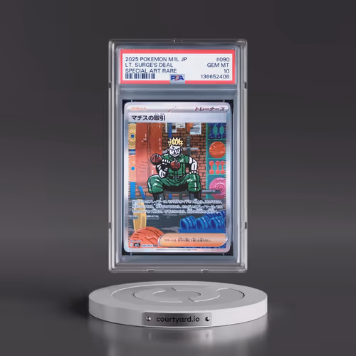 2025 Pokémon M1l-Mega Brave #090 LT. Surge's Deal - Special Art Rare (PSA 10 GEM MINT)