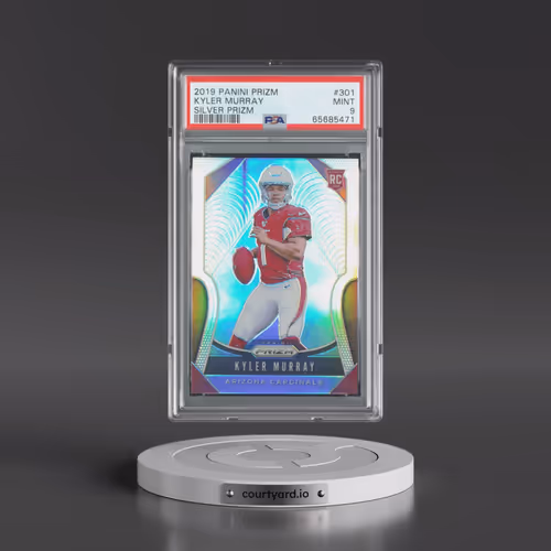 2019 Panini Prizm #301 Kyler Murray - Silver Prizm (PSA 9 MINT)