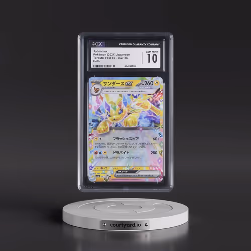 2024 Pokémon Sv8a-Terastal Fest EX #052 Jolteon EX - Holo (CGC 10 GEM MINT)