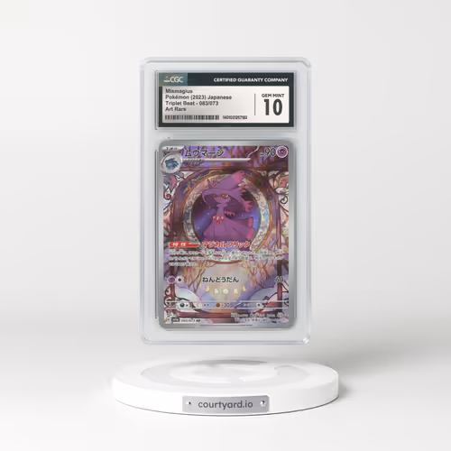 2023 Japanese Triplet Beat #83 Mismagius - Full Art Holo (CGC 10 GEM MINT)
