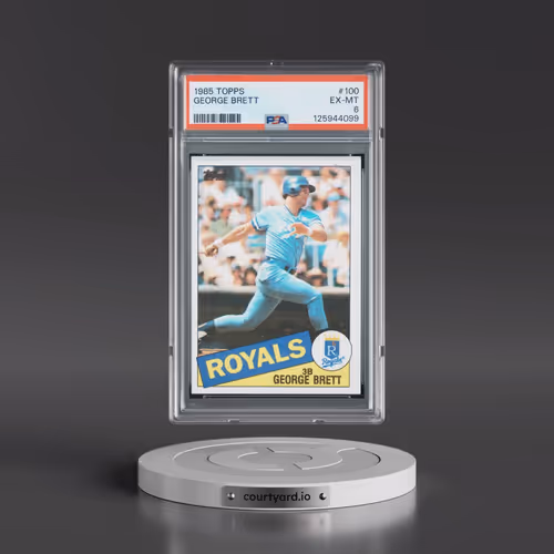 1985 Topps #100 George Brett (PSA 6 EX-MT)