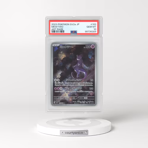 2023 Pokémon Sv2a-Pokemon 151 #183 Mewtwo - Art Rare (PSA 10 GEM MINT)