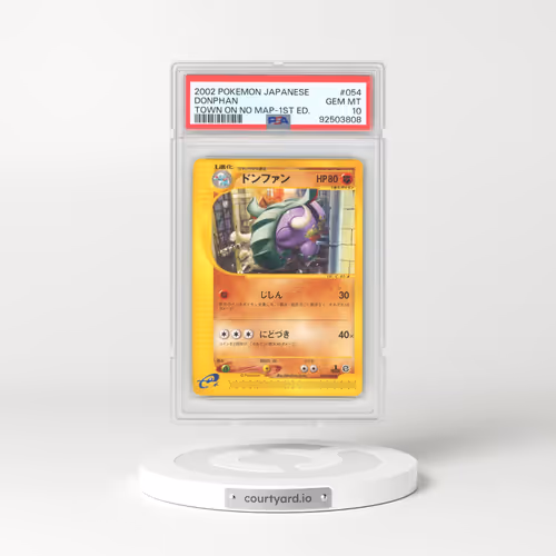 2002 Japanese The Town On No Map #54 Donphan - 1st Edition (PSA 10 GEM MINT)