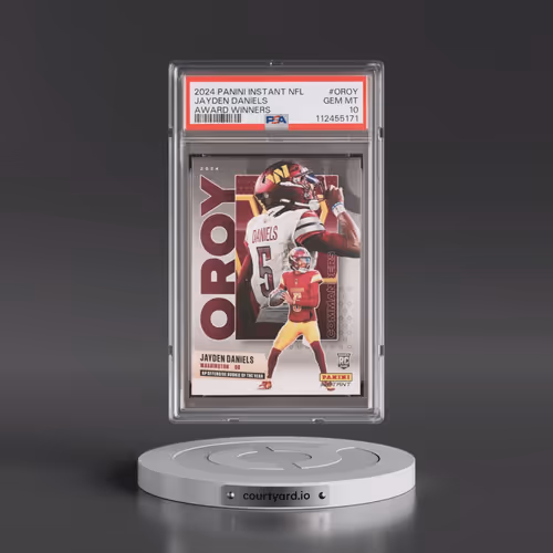 2024 Panini Instant NFL Award Winners #OROY Jayden Daniels (PSA 10 GEM MINT)