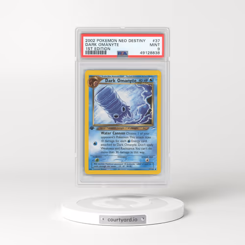 2002 Neo Destiny #37 Dark Omanyte - 1st Edition (PSA 9 MINT)